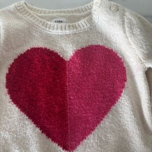 Baby Gap Heart Sweater 6-12 months